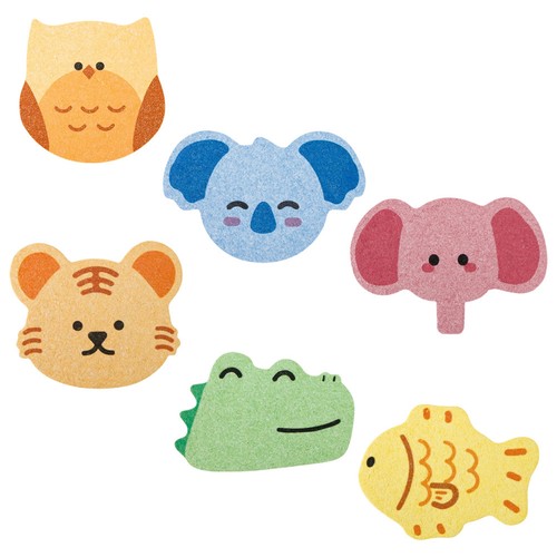 6pcs Cartoon Bath Cleaning Sponges, Sponge for Baby Bathtime | eBay ...
