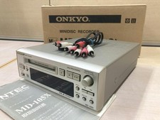 ONKYO Mini Disc Recorder MD-105X Silver High Speed Audio MD INTEC205 Japan Used