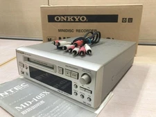 ONKYO Mini Disc Recorder MD-105X Silver High Speed Audio MD INTEC205 Japan Used