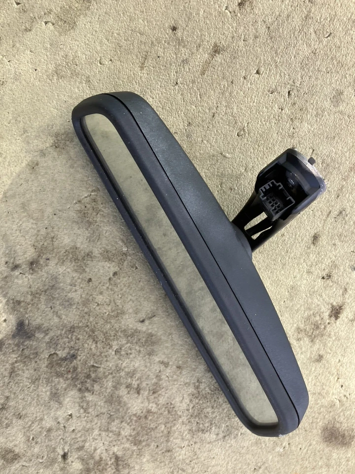 Conjunto de espejo retrovisor interior BMW 525i E60 2004 atenuación automática 7028444 fabricante original Foto 2 de 4