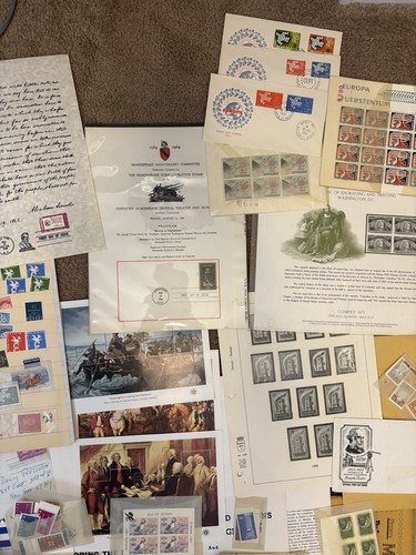 HUGE Vintage Postal Stamp Collection Lot Foreign & Domestic RARE Hard To Find! - Picture 15 of 23