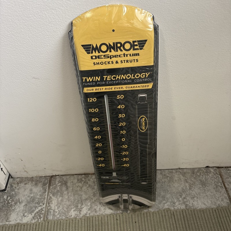 2014 MONROE OESpectrum Shocks & Struts Automotive Advertising Thermometer Sign