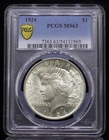 1924 Peace Dollar PCGS MS63