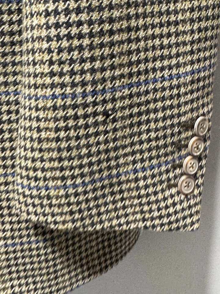 Chaqueta Blazer Abrigo Deportivo Ravazzolo Barcelino 43R Beige Alta Sartorial Ver Fotos Foto 3 de 4