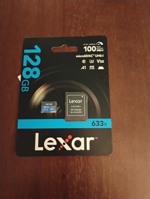Lexar High-Performance 633x microSDHC/microSDXC UHS-I 128GB Memory Card