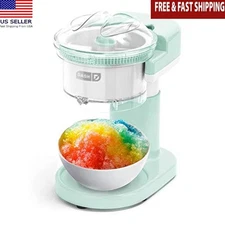Homemade Shaved Ice & Slushie Maker Stainless Steel Blades Cocktails & More New