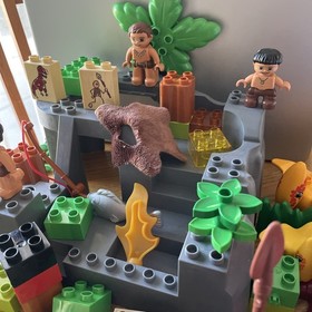 Lego Duplo 5598 - Dino Valley Set - Missing Some Parts- RARE! - See Notes