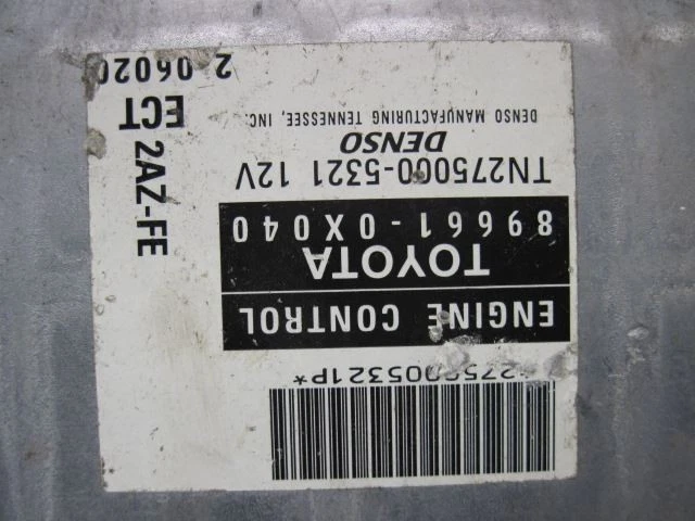 COMPUTADOR ECM Toyota Camry 2003 03 4 cilindros automático ECU 896610X040 815094 - Imagem 4 de 4