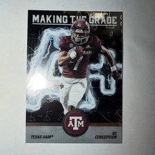 KC Concepcion Making The Grade Rookie 2025 Bowman's Best U Card MG-12 Texas A&M!. rookie card picture
