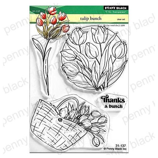 Penny Black Clear Stamps - Tulip Bunch 31-137