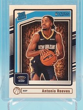2024-25 Panini Donruss #232 Antonio Reeves Rated Rookie RC New Orleans Pelicans