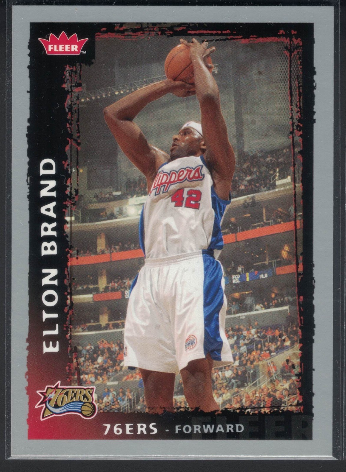 2008-09 Fleer - Elton Brand #42 Philadelphia 76ers