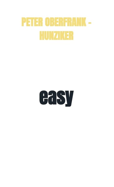 Peter Oberfrank - Hunziker | Easy | Taschenbuch | Englisch (2020) | 80 S.-image
