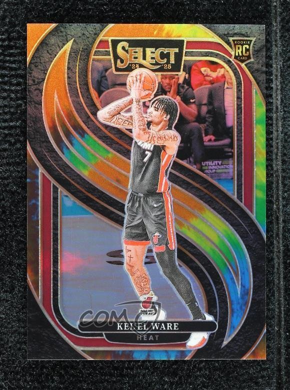 2024-25 Panini Select Premier Level Tie-Dye Prizm 11/25 Kel'el Ware #191 16wc