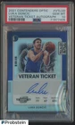 2021-22 Contenders Optic Veteran Ticket Luka Doncic ON CARD AUTO PSA 10 GEM MINT
