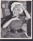 Carol Channing face closeup 1950s publicity portrait original photo 54060