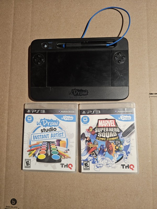 Marvel SHS & Instant Artist U Draw Playstation 3 Bubdle PS3