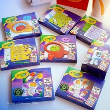 2026 McDonalds Happy Meal Juguetes Crayola Juego Creativo Juego Completo 8 Juguetes Totalmente Nuevo