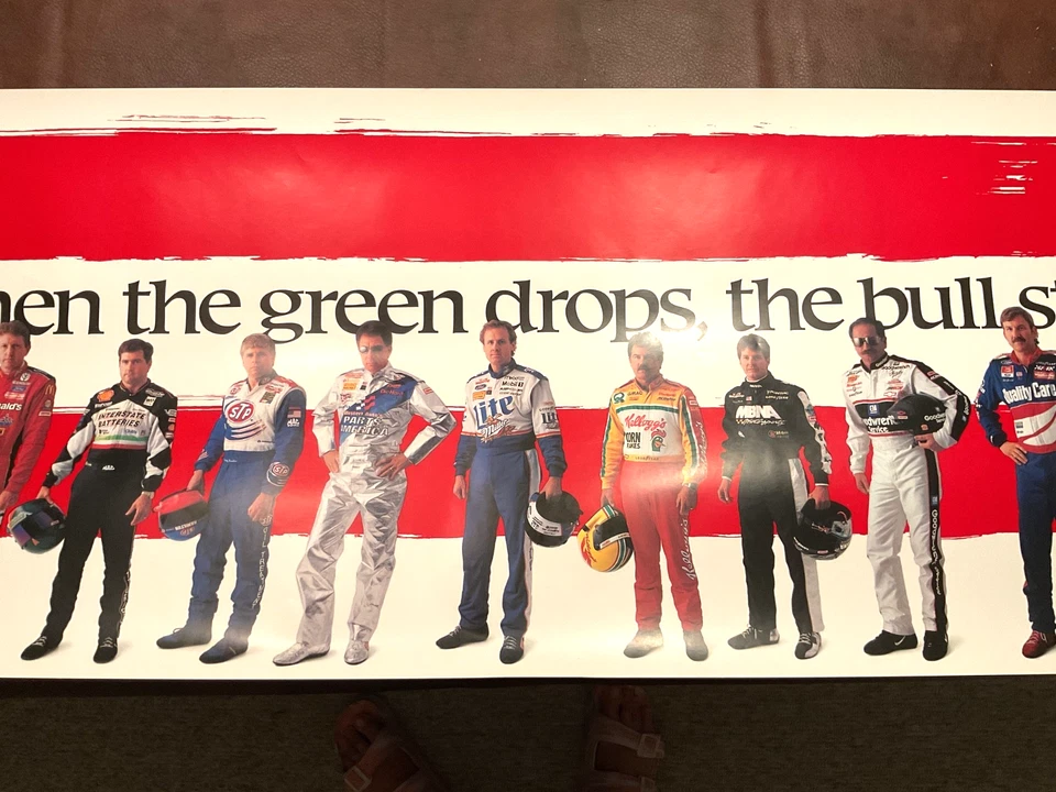 Vintage 1997 Charlotte Motor Speedway Offical Poster- All Drivers - Image 2 of 4