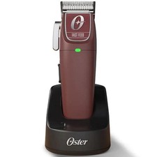 Oster Professional Cordless Fast Feed Hair Clipper 076023-910-000 Burgundy/Brown