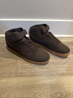 Fila Vulc Sneakers Men s Size 12 Brown High Top Basketball Shoes