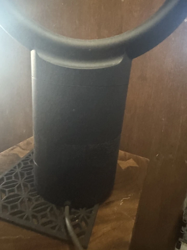 "Ventilador de escritorio Dyson AM06 negro/níquel sin aspas multiplicador de aire fresco 10"" LEER DESC Foto 2 de 4