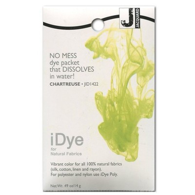 Idye Chartreuse Fabric Dye Dissolvable Packet For Cotton Linen Silk 3Lbs