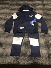 NFL Team Apparel Ultra game Unisex Kids Dallas Cowboys Sweatsuit Set Size 14-16