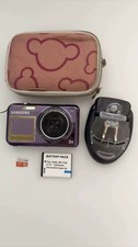 Used Samsung PL120 Dual Screen Digital Camera 14MP 5x Zoom Selfie Point Shoot