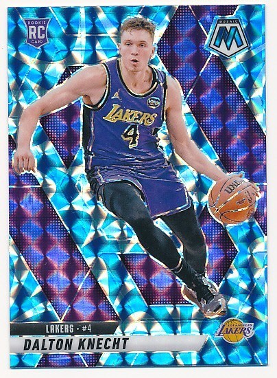 DALTON KNECHT 2024-25 PANINI MOSAIC BLUE REACTIVE PRIZM #238 RC ROOKIE MINT