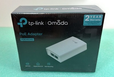 NEW TP-Link Gigabit 48VDC Passive PoE Adapter (TL-POE4824G)