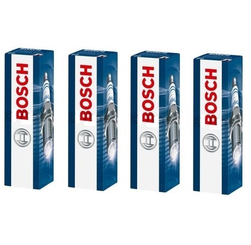 Spark Plugs x 4 Bosch Fits Vauxhall Astra Corsa Zafira Meriva Vectra Audi A4 A6 - Picture 2 of 6