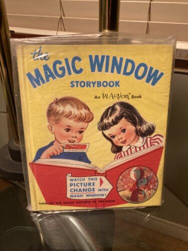 RARE The Magic Window Action Storybook (un livre en action) 1954 Rand McNally - Photo 1/2