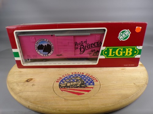 LGB G Scale Lake George and Boulder "Route of the Beavers" Box Car #4090 - Picture 12 of 13