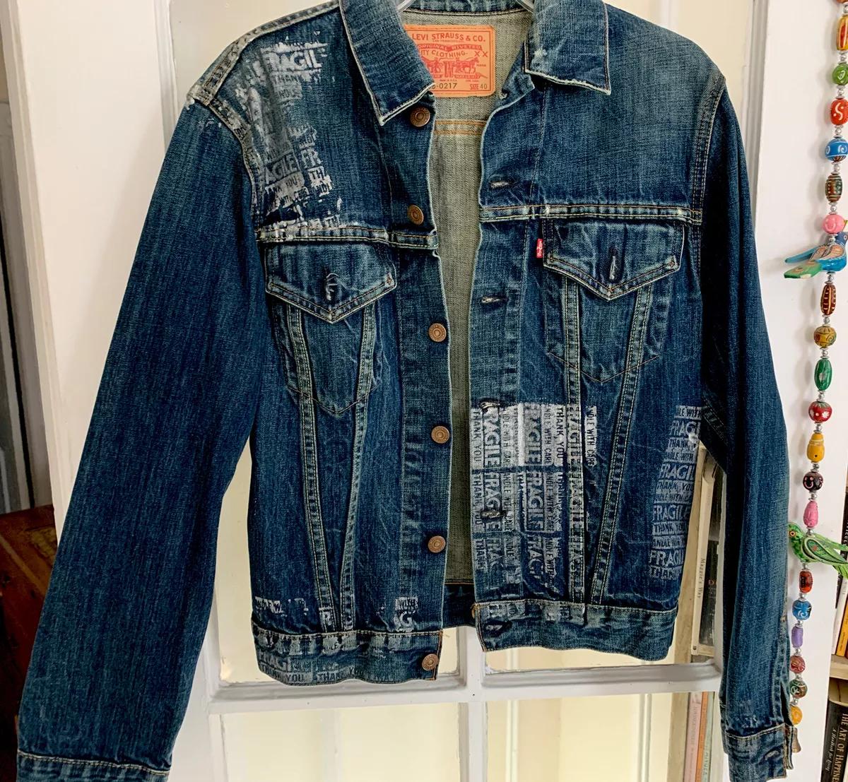 LV Spray Denim Jacket - Men - Ready-to-Wear