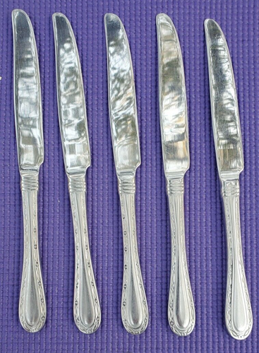 Oneida Stainless Steel Flatware Lincoln Glossy 5 Piece Set Service For