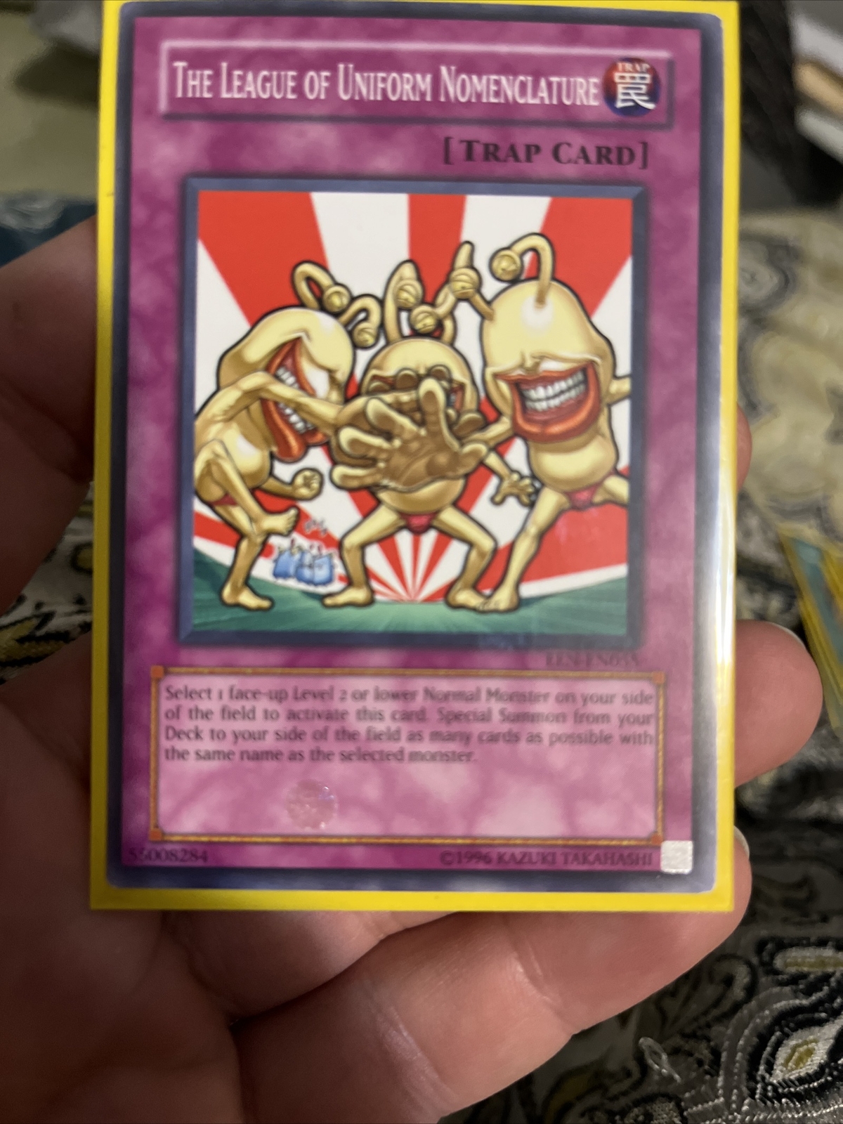 Yu-Gi-Oh The League of Uniform Nomenclature EEN-EN055 Unlimited Light Play Rare