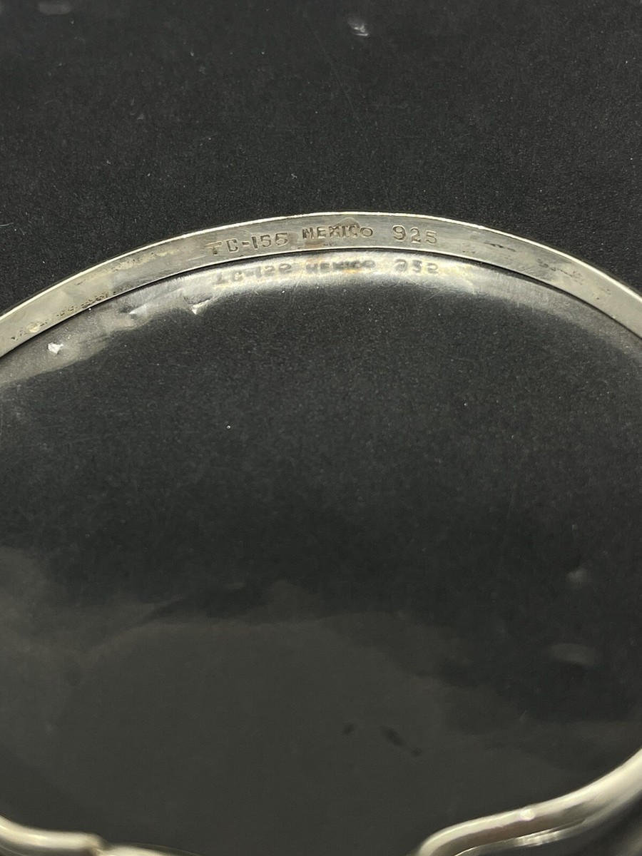 VTG Sterling Silver 925 Hook Closure Mexico Tested Signed TC-155