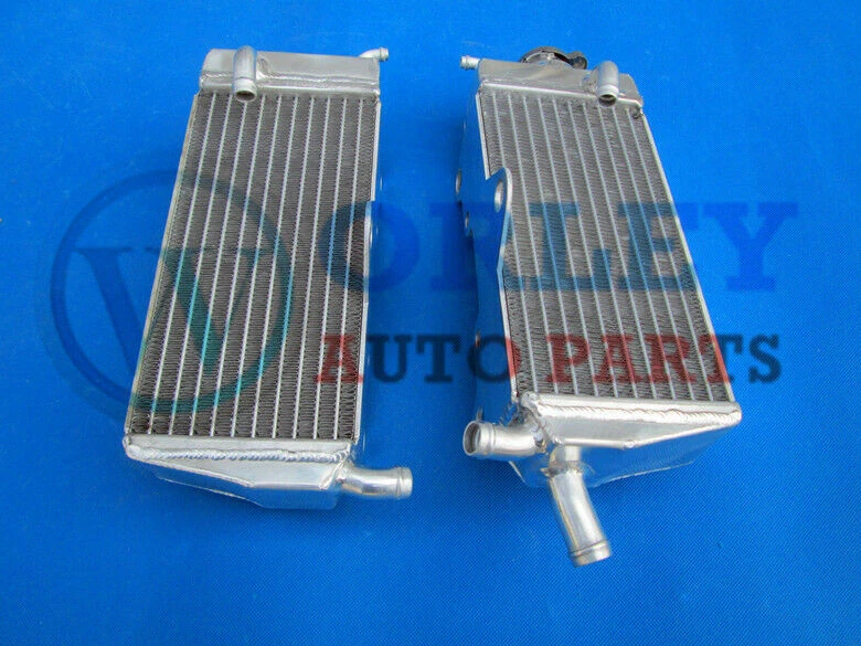 Radiador de aluminio CR125 CR125R 1990-1997 manguera roja para Honda 91 92 93 94 95 96 Foto 2 de 4