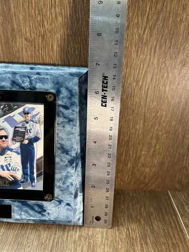 Signed Rusty Wallace Card On Plaque 97 - Picture 4 of 4
