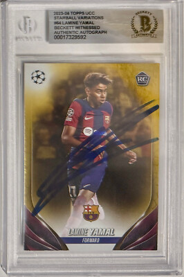 2023-24 Topps UCC Starball Variation #64 Lamine Yamal Signed RC
