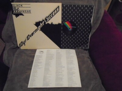 RARE OOP Black Oak Arkansas LP VINYL 10yr Overnight Success 1976 JIM DANDY Cobra