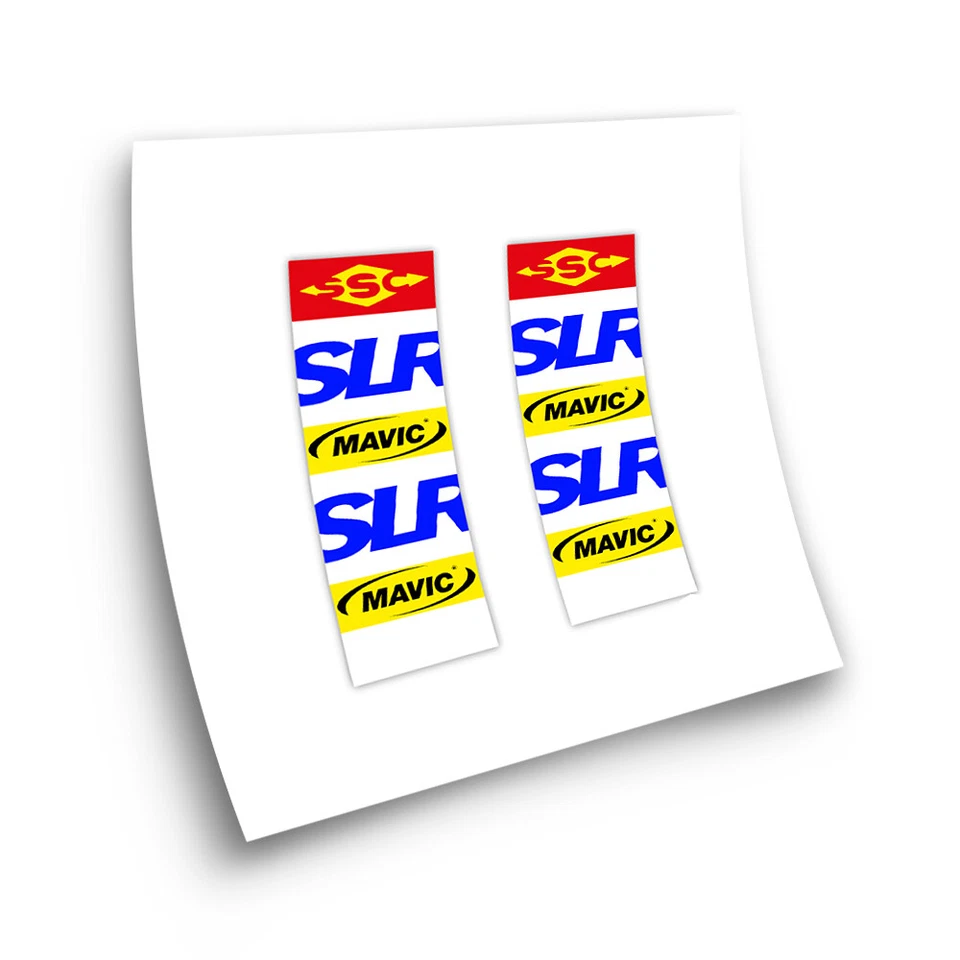 STAR SAM® Fahrrad naben Aufkleber Mavic SLR Weißer Hintergrund Bike hub stickers - Bild 3 von 4