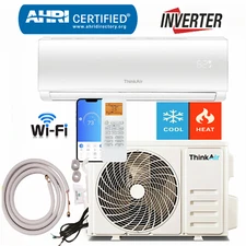 New 12000 BTU Mini Split  Ductless Air Conditioner Heat Pump 1 Ton 110V wifi