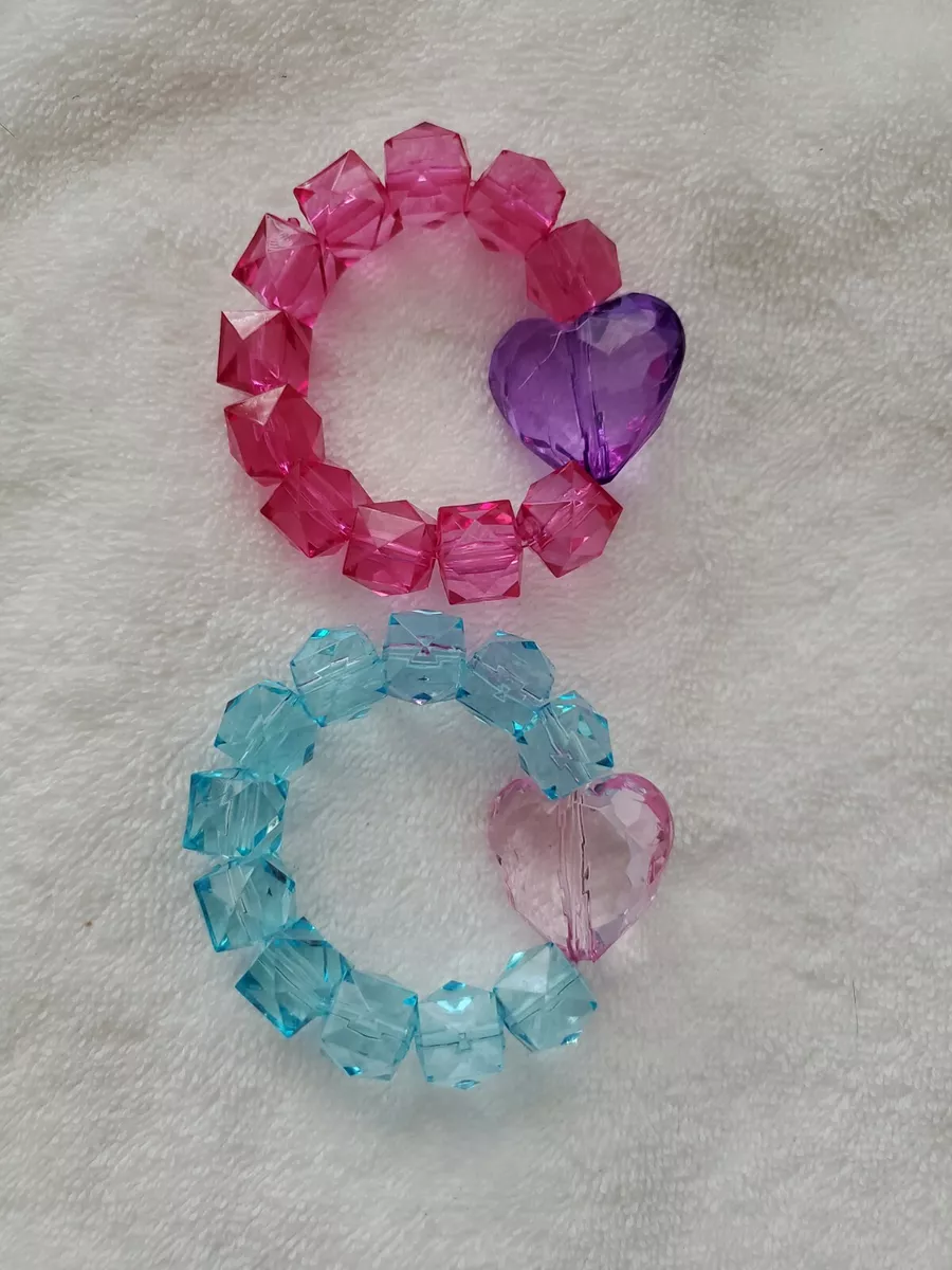 LOT of 2 Children s Beaded Bracelets Dress Up Imaginary Play