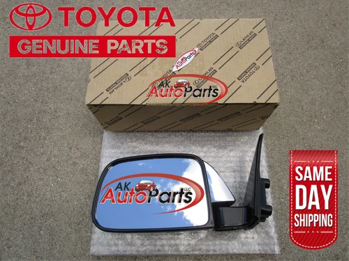 89 - 95 TOYOTA 4RUNNER FRONT LEFT SIDE DOOR MIRROR OEM BRAND NEW CHROME