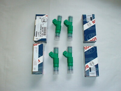 4 Genuine Bosch EV1 42lb 440cc 44# fuel injectors 84-86 Mustang SVO 2.3 turbo