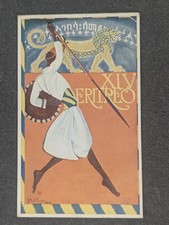 Cartolina Coloniale, XIV° Battaglione Eritreo AOI Boeri, F. Piccolo