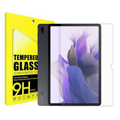 Hartglas für Samsung Galaxy Tab S7 FE 12,4 Zoll Tablet Displayschutzfolie