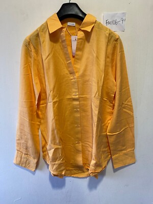 LASCANA Blusenshirt Mit Kragen Mango UK 12 Langarm (FM106-9)